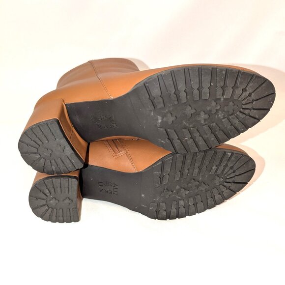 Naturalizer | WIDE Bay Weatherproof Leather Ankle Boots Cider Spice Brown | 7.5W - Picture 10 of 12